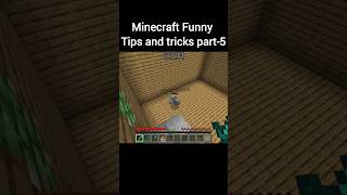 Minecraft Funny Tips and tricks part-5 #funny #shorts