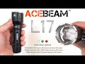 Acebeam l17  the longest throwing tactical light osram white led