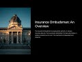 Insurance Ombudsman: An Overview | Dr.T.Arunmozhi | Dept.of.Commerce