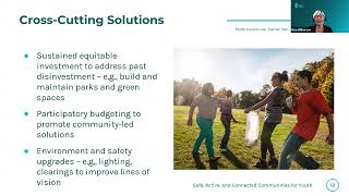 Safe, Active, and Connected Communities for Youth