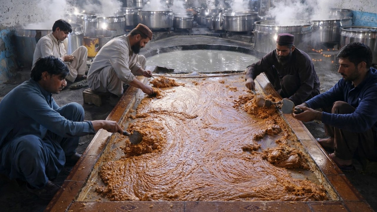 Traditional village work || old food processing methods