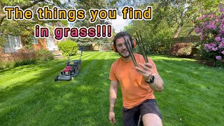 The things you find in grass!!!/Day in the life of a UK gardener