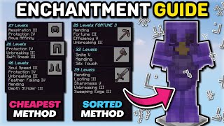 Minecraft Enchanting Guide  Lowest Cost, All Items