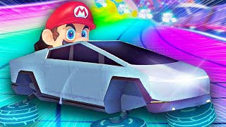 I Put a Tesla Cybertruck in Mario Kart