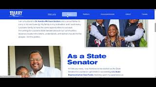 Play video: Senator Larry Selders Website 