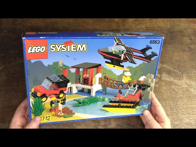 unbox, build and review of Legoset 6563: Gator Landing from 1996