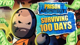 Surviving 100 Days In Prison Architect Hardcore! Legendary Prisoners, Gang Wars Here's What Happened screenshot 2