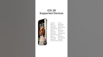 iOS 26 Supported Devices