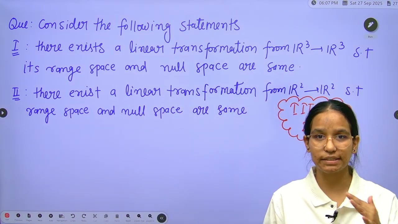 Linear Transformation -2 | Theory & PYQ | IIT JAM Mathematics | Linear Algebra | Shaku Maths Hub