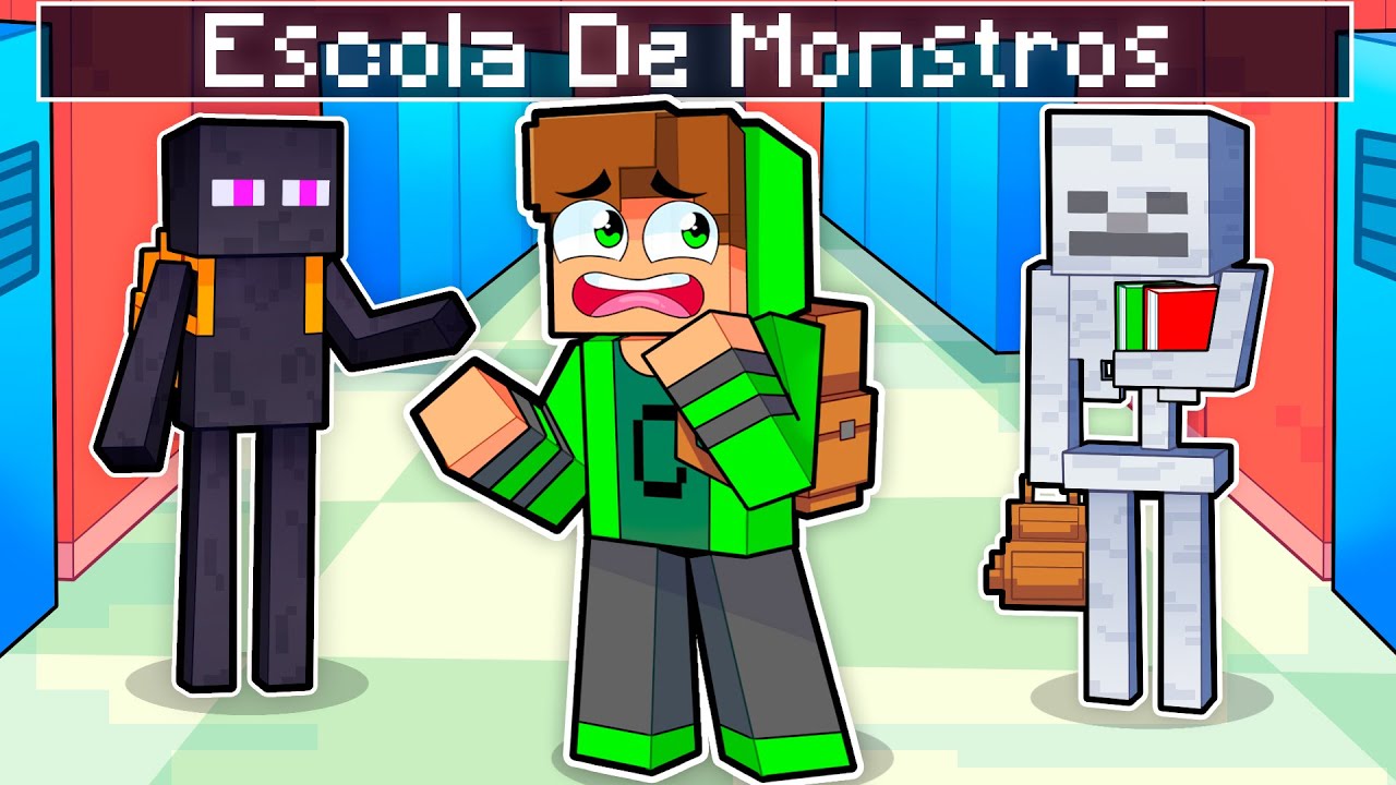 UM MENINO EM UMA ESCOLA DE MONSTROS!