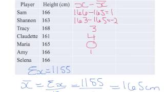 standard deviation part two
