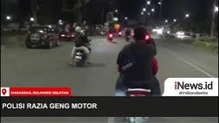 Polisi Razia Geng Motor di Makassar terkait Perusakan Mobil Hingga Pengendara Terluka