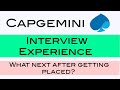Capgemini Interview Experience with full explanation of each round | What next after getting placed?