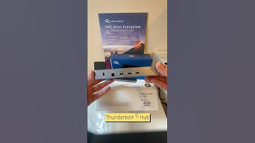 First look at the OWC Thunderbolt 5 hub, the upgrade in port speed is crazy! 120gb per second 😳