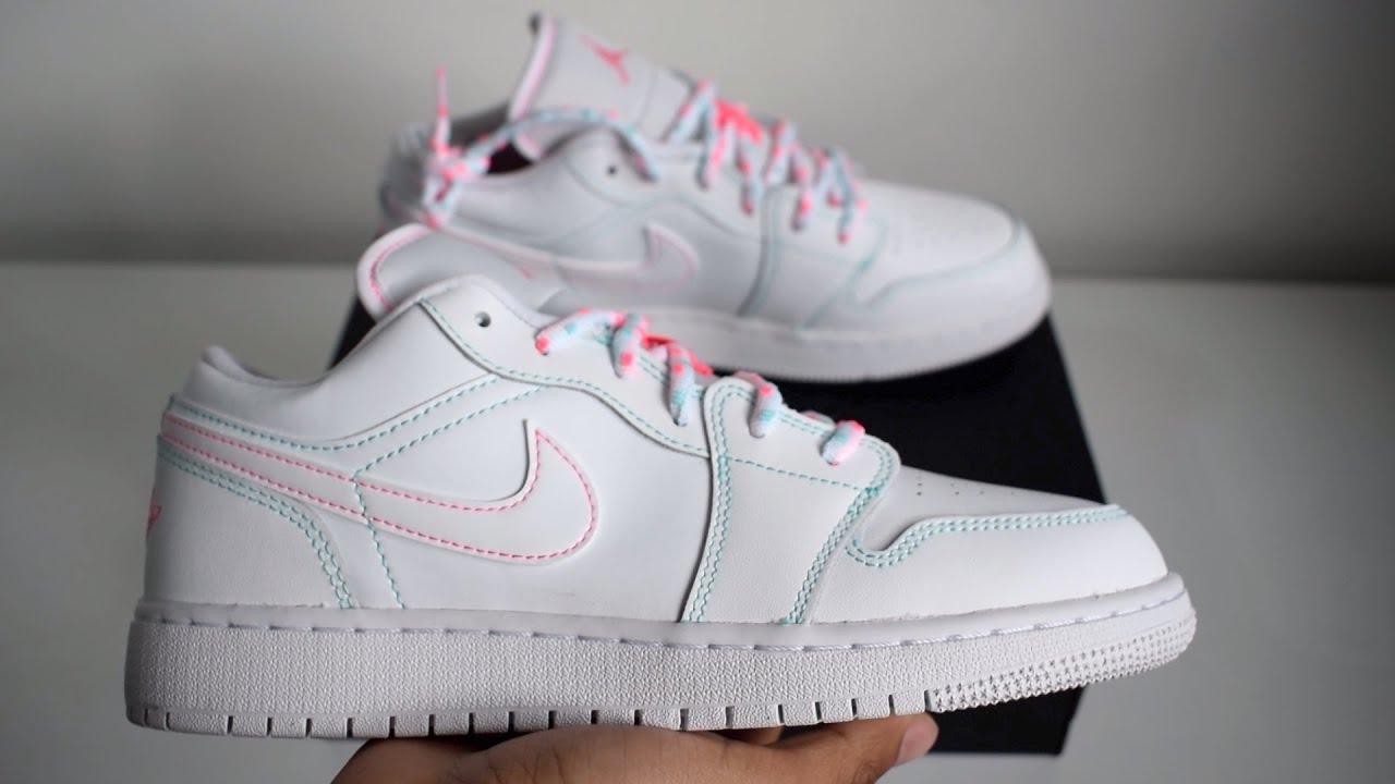 Nike Air Jordan 1 Low South Beach - YouTube