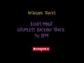 Blues minor  drumless backing track 90 bpm