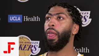 Los angeles lakers post game - interview with anthony davis clippers
vs 2020 nba season source: t...