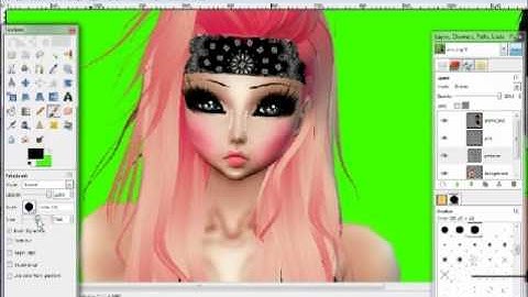 IMVU Speed Editing with Gimp 2.6