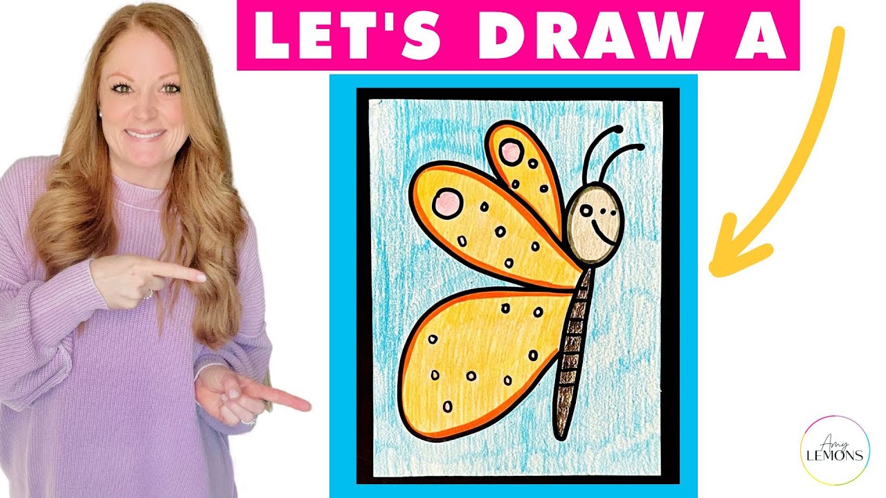 How to Draw a Butterfly - YouTube