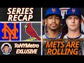 Mets SWEEP Cardinals - Series Recap