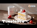 【Blender3.3】いちごのショートケーキ【タイムラプス】