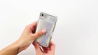 コンパクトミラー イリデセント Case-Mate iPhone 8 ケース 4.7インチ 対応 (iPhone 7/iPhone 6s/6) カード収納ホルダー付き（その２）