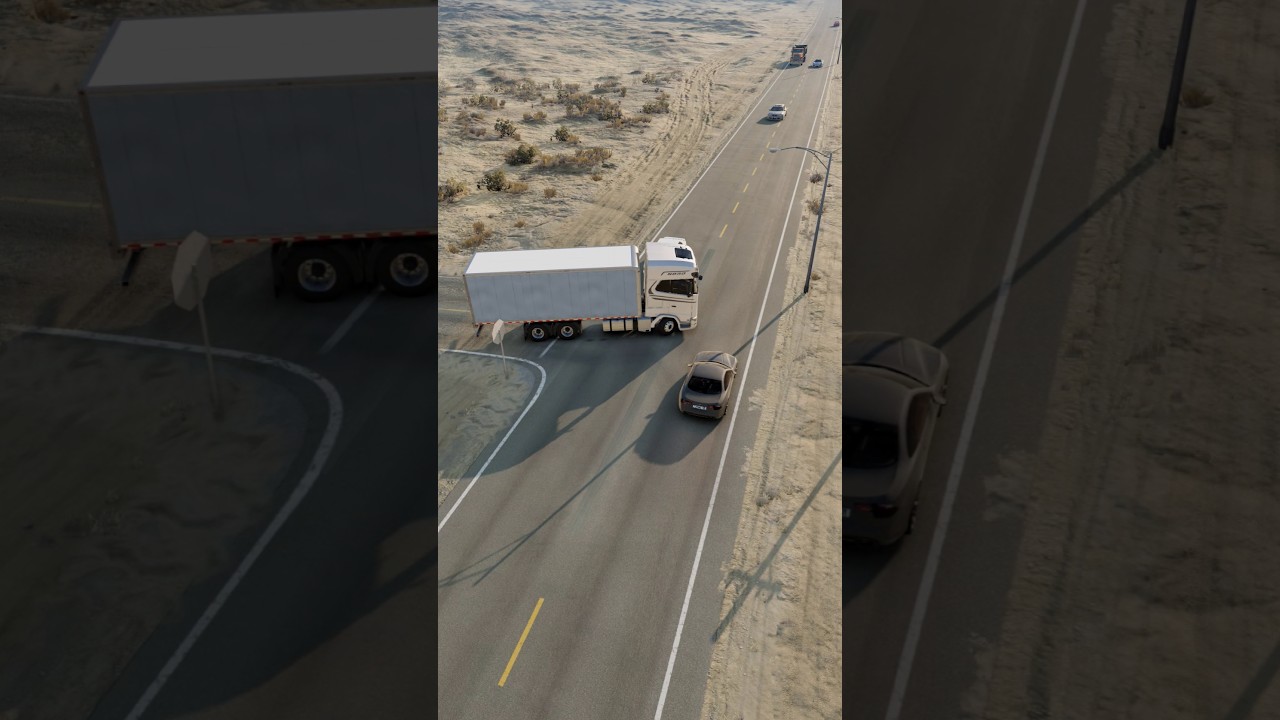 Realistic Highway Car Crashes 