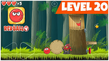 Red Ball 4 - Level 20 Walkthrough - Level 20 Deep Forest