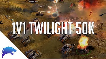 1v1 Twilight Flame 50k | Macro Game | Generals Zero Hour