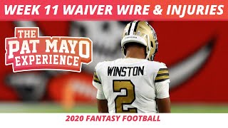 2020 Week 11 Waiver Wire Pickup Rankings | NFL Injuries | 2020 Fantasy Football Playoff Schedule