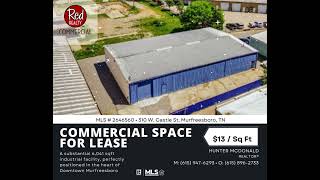 310 Castle St, Murfreesboro, TN. Commercial Space For Lease