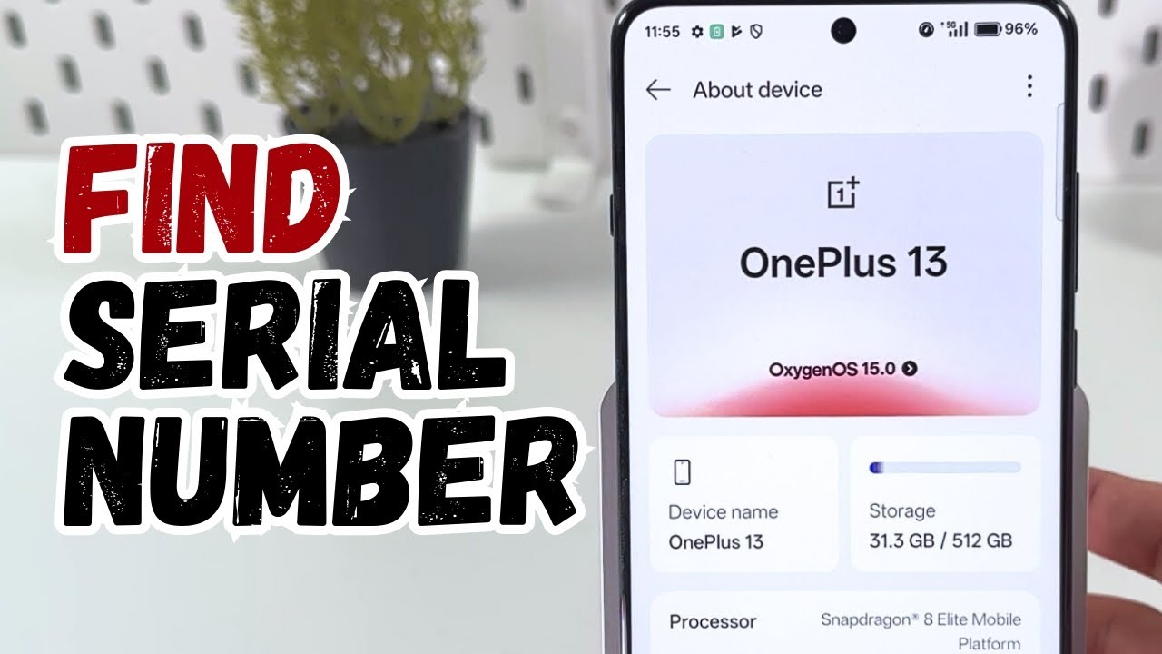 How to Find Your OnePlus 13 5G Serial Number - A Step-by-Step Guide ...