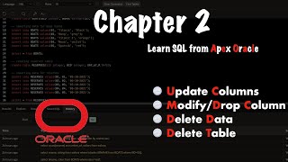 Chapter 2 : Addition, deletion and modification of column, truncating and dropping the table. #DBMS