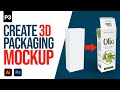 How to Create 3D Packaging Mockup in Illustrator and Photoshop