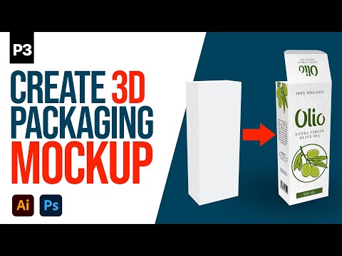 How to Create 3D Packaging Mockup in Illustrator and Photoshop