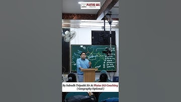 By Subodh Tripathi Sir At Plutus IAS Coaching (Geography Optional) Best IAS Coaching @plutusias