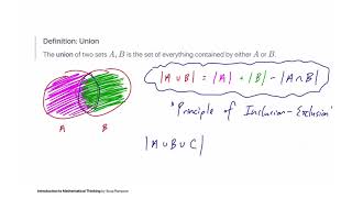 1.1.2 Set Operations – Introduction to Mathematical Thinking