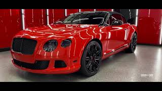 Detail BOSS: Bentley Vinyl Wrap and Ceramic Pro 3M 2080 Gloss Flame Red