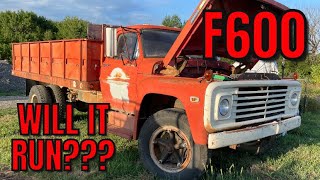 Will it run??? 1970 F600 Grain Truck