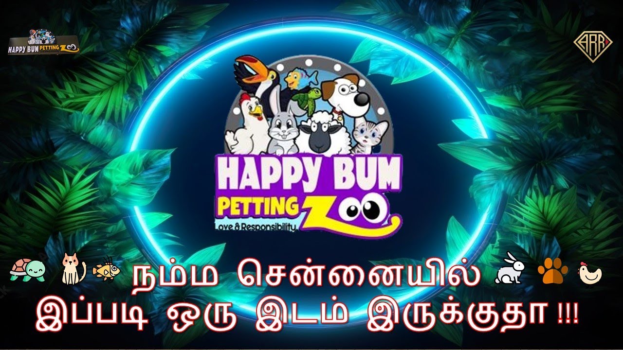 Happy Bum Petting Zoo - Chennai | T.Nagar 🐶🦜🐹🐰😍
