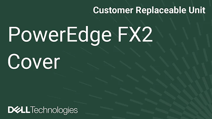 PowerEdge FX2: Remove Install Top Cover