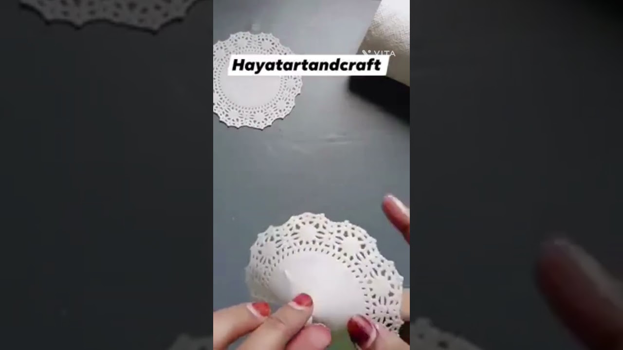 cute doily paper umbrella 