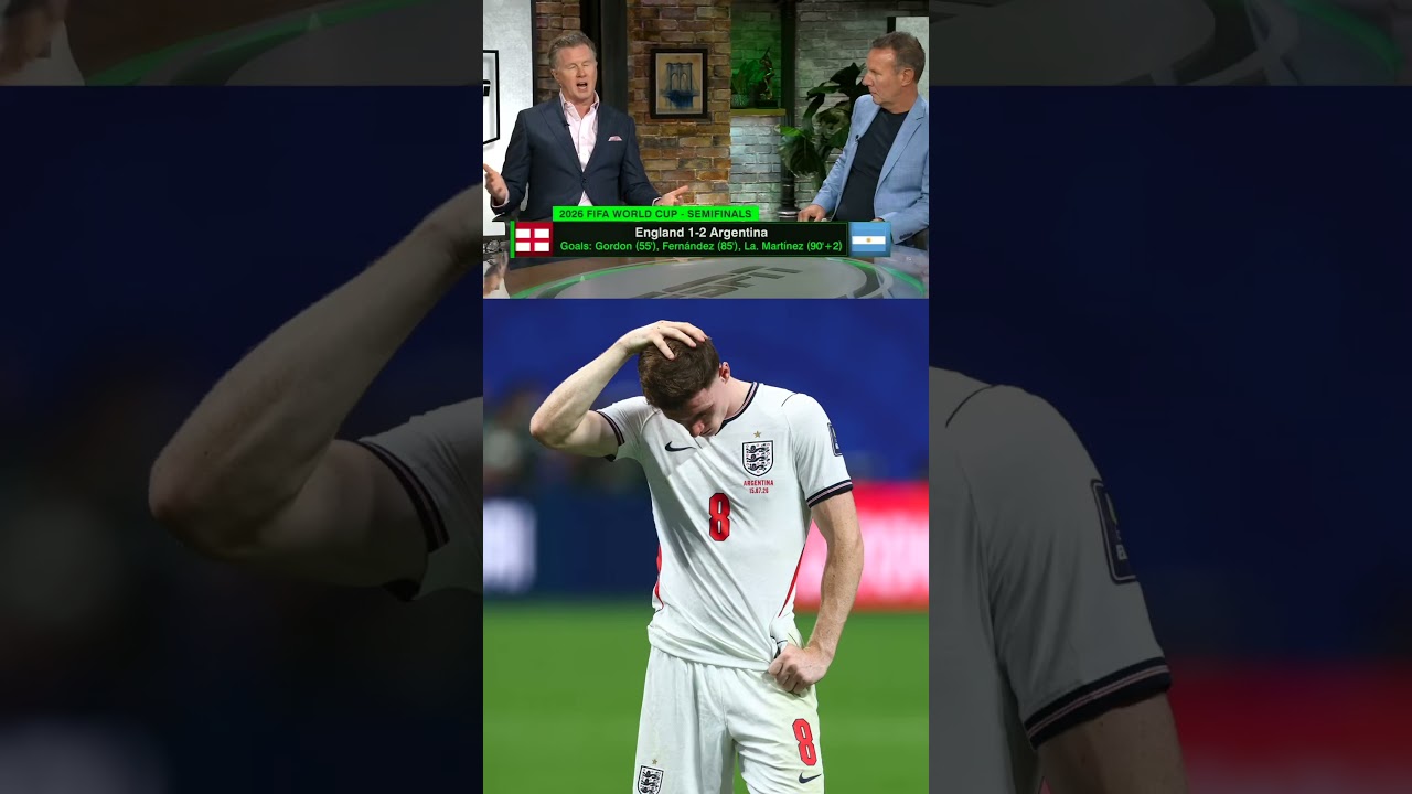 The reason England lost the game to Argentina...😔
