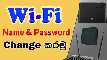 Reset Wi-Fi Name and Password of Routers