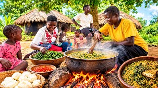 Authentic African Village Food | Cooking From Scratch In The Country Side