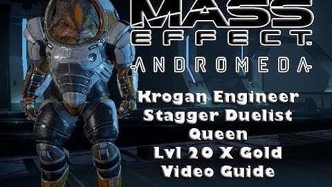 Mass Effect Andromeda Multiplayer Krogan Engineer Gold Video Guide