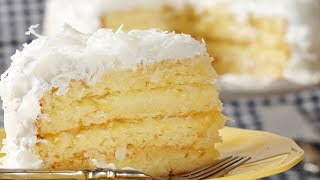 Recipe here: http://www.joyofbaking.com/coconutcake.html stephanie
jaworski of joyofbaking.com demonstrates how to make a coconut cake.
me, layer cakes ar...