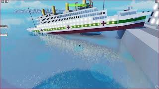 Trying To Capsize The Ship On Roblox Ship Crash Physics!