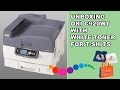 Oki C920WT pro920WT Review and Unpacking the Printer / Принтер печати по футболкам с белым тонером