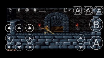 (PRINCE OF PERSIA 1) SNES Version Level1 Guard Skip Without Sword~!!